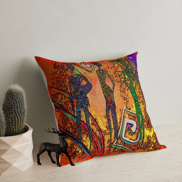 Aberto Design Cojín Multicolor con Relleno de Silicona 43 x 43 cm Aberto Design Cojín Multicolor con Relleno de Silicona 43 x 43 cm